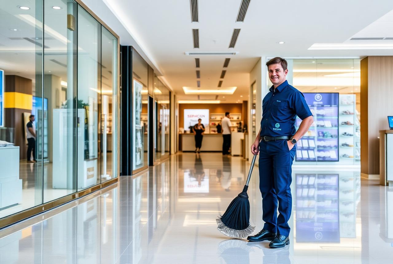 Retail & Showrooms cleaning and facilities support by SERVOCON
